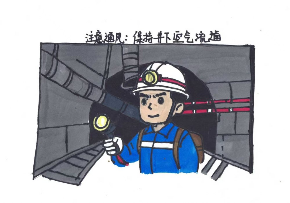 井下安全“四字訣”：通風(fēng)、滅火、逃生、提能