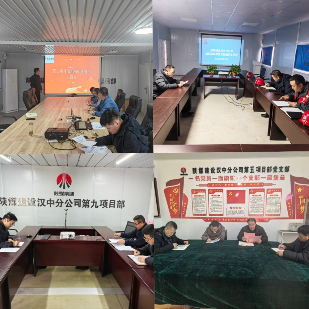 陜煤建設(shè)漢中分公司黨總支所屬各黨支部高質(zhì)量召開2025年度組織生活會